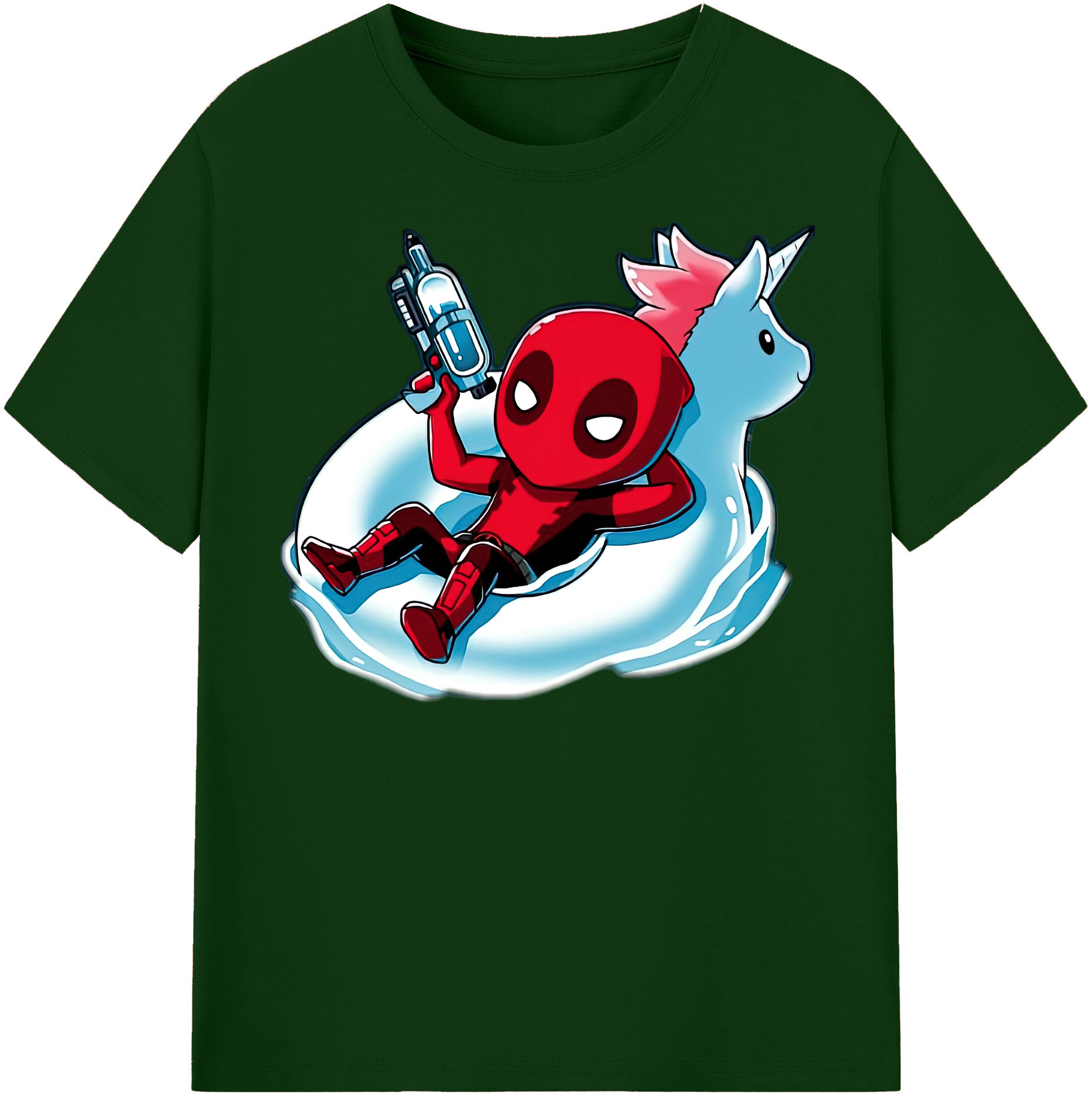 （画像用） Deadpool デッドプール 綿100％半袖Tシャツ（フロントプリント）